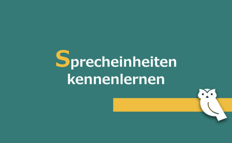 Kennenlernen im satz