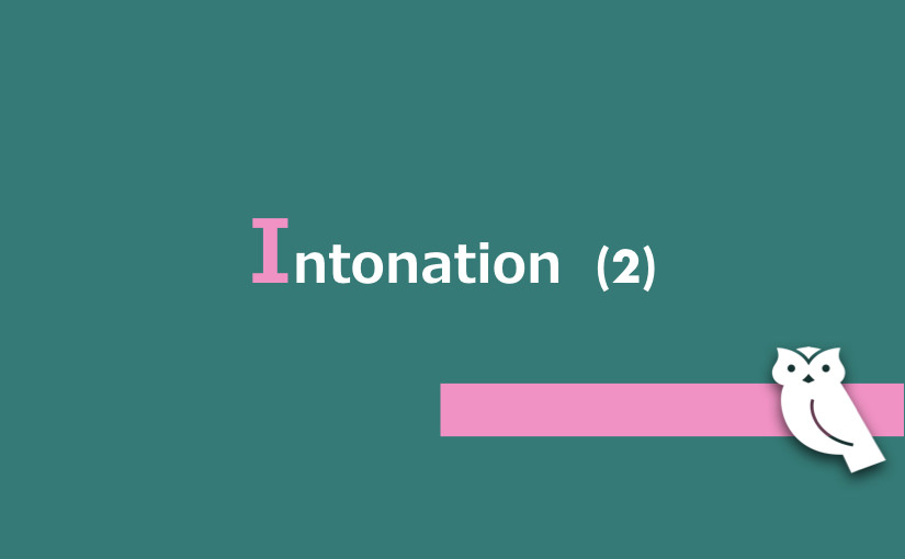 Intonation (2)